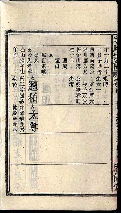 余氏宗谱_余迪春_11册_忠谏堂_民国15年(1926_余氏家谱_七