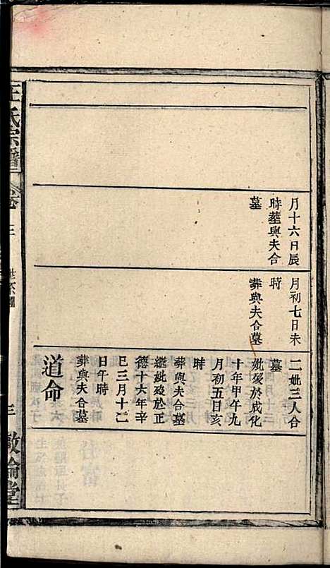 王氏宗谱_王杰攀、王佐治_18册_敦伦堂_民国十三年(1924_王氏家谱_二