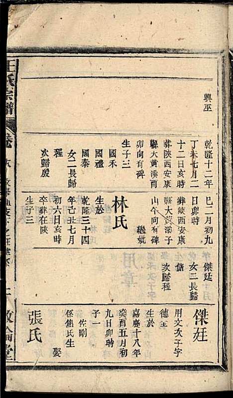 王氏宗谱_王杰攀、王佐治_18册_敦伦堂_民国十三年(1924_王氏家谱_十七