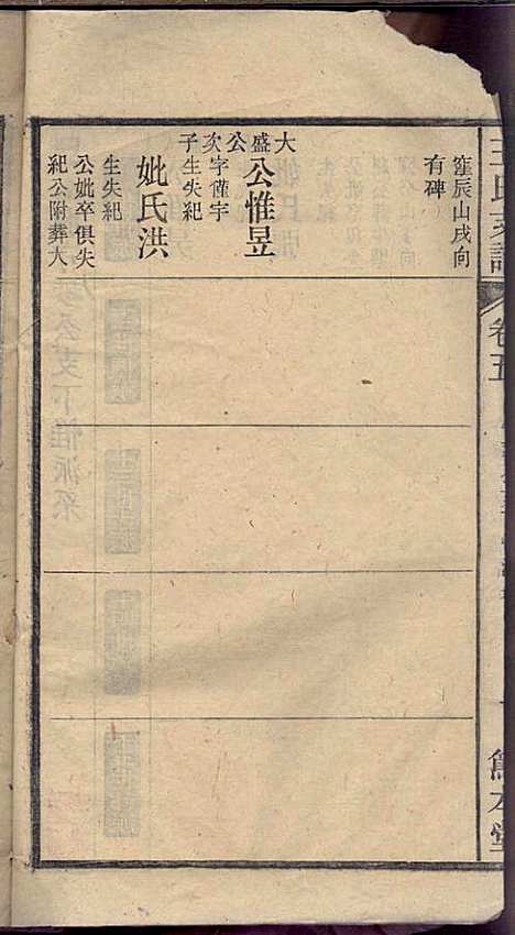 太原王氏支谱_王以铎_7册_笃本堂_民国三十四年(1945_太原王氏支谱_六