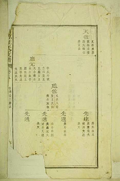 南源汪氏支谱_汪恒_6册_汪氏_民国22年(1933_南源汪氏支谱_四