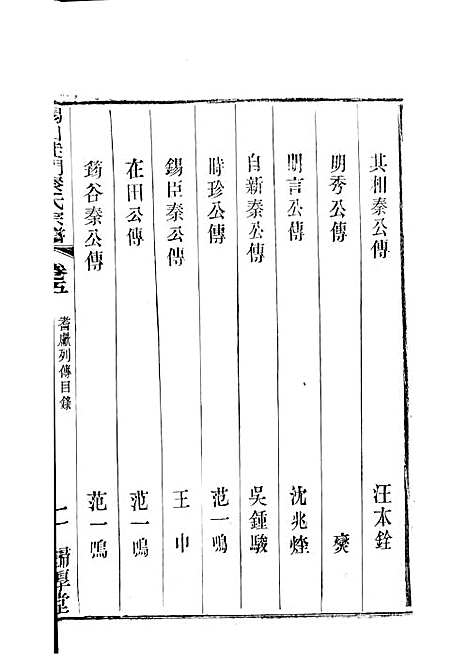 锡山陡门秦氏宗谱_秦世铨等_木活字本 28册_归厚堂_民国10年(1921_锡山陡门秦氏家谱_四