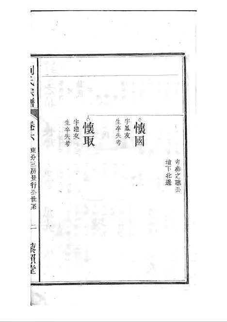 刘氏宗谱[清]刘思渠等_木活字本 20册_时同堂_清光绪33年(1907_刘氏家谱_七