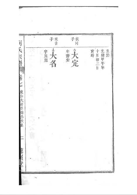 刘氏宗谱[清]刘思渠等_木活字本 20册_时同堂_清光绪33年(1907_刘氏家谱_八