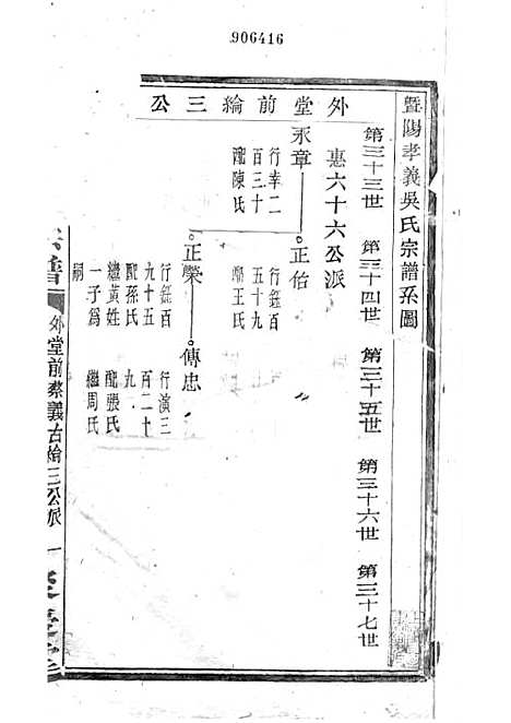 暨阳孝义流子里吴氏宗谱[清]江澜等_木活字本 51册_聚庆堂_清光绪14年(1888_暨阳孝义流子里吴氏家谱_十六