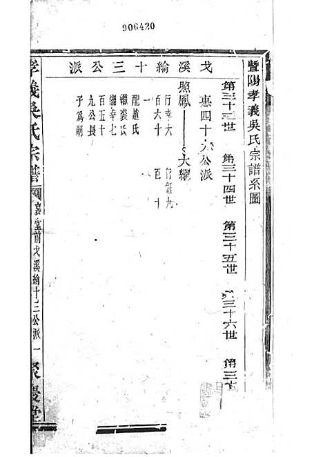 暨阳孝义流子里吴氏宗谱[清]江澜等_木活字本 51册_聚庆堂_清光绪14年(1888_暨阳孝义流子里吴氏家谱_二十