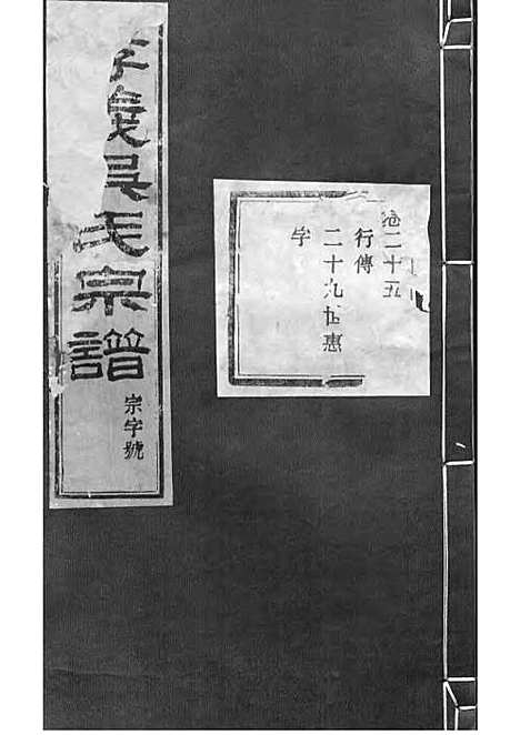 暨阳孝义流子里吴氏宗谱[清]江澜等_木活字本 51册_聚庆堂_清光绪14年(1888_暨阳孝义流子里吴氏家谱_二五