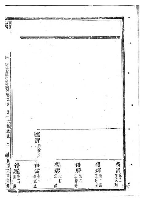 义乌倍磊陈氏宗谱前集_陈海佳等_木活字本 18册_义乌陈氏_民国元年(1912_义乌倍磊陈氏家谱前集_六