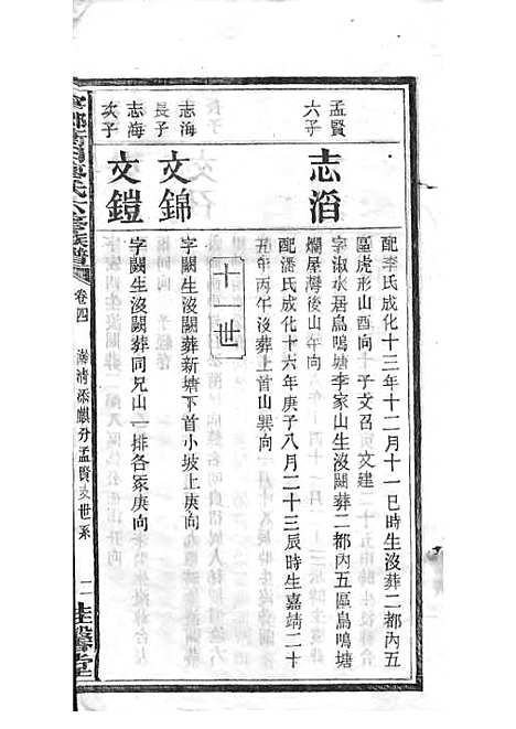 宁乡衡田廖氏六修族谱_廖树基_木活字本 24册_桂馨堂_民国36年(1947_宁乡衡田廖氏六修家谱_八