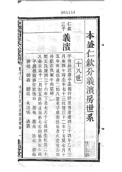 宁乡衡田廖氏六修族谱_廖树基_木活字本 24册_桂馨堂_民国36年(1947_宁乡衡田廖氏六修家谱_十七