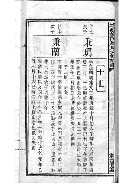 宁乡衡田廖氏六修族谱_廖树基_木活字本 24册_桂馨堂_民国36年(1947_宁乡衡田廖氏六修家谱_二十