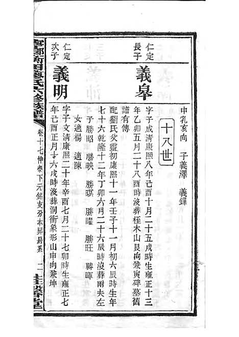 宁乡衡田廖氏六修族谱_廖树基_木活字本 24册_桂馨堂_民国36年(1947_宁乡衡田廖氏六修家谱_二二