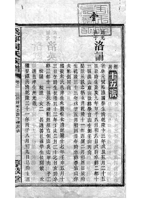 周氏族谱_周培莪_木活字本 23册_惇叙堂_民国18年(1929_周氏家谱_十