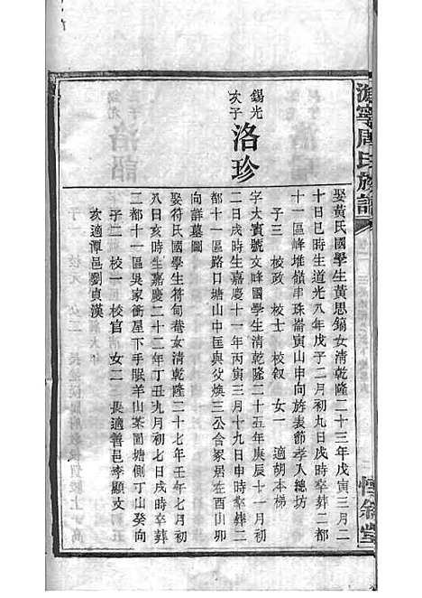 周氏族谱_周培莪_木活字本 23册_惇叙堂_民国18年(1929_周氏家谱_十