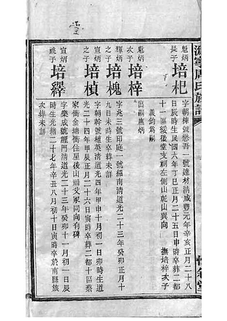 周氏族谱_周培莪_木活字本 23册_惇叙堂_民国18年(1929_周氏家谱_十三