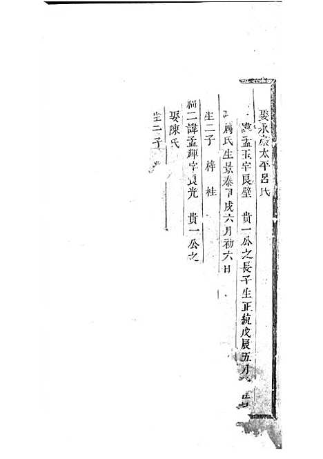 东阳许氏宗谱_木活字本;7册_东阳许氏_清康熙47年(1708_东阳许氏家谱_一