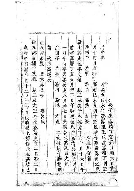 东阳许氏宗谱_木活字本;7册_东阳许氏_清康熙47年(1708_东阳许氏家谱_五