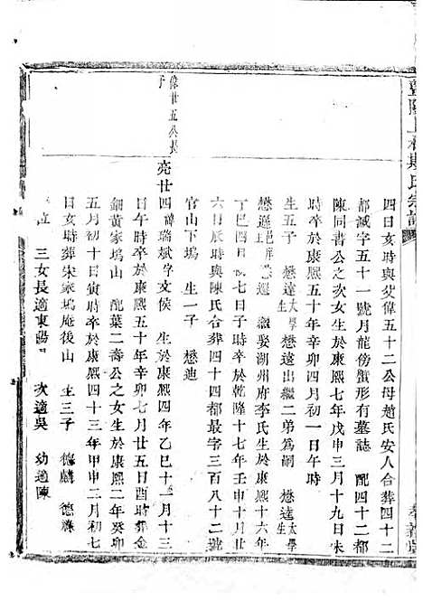 暨阳上林斯氏宗谱[清]斯文_木活字本;6册_孝义堂_清乾隆60年(1795_暨阳上林斯氏家谱_五