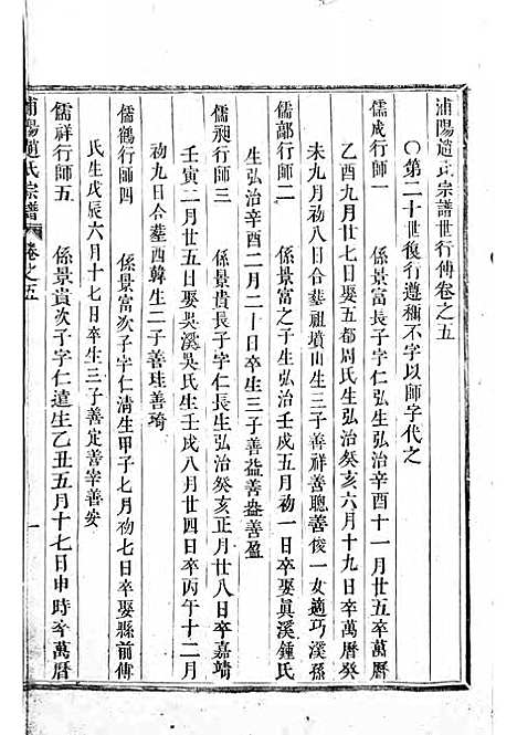 浦阳赵氏宗谱_木活字本;6册_浦阳赵氏_清雍正7年(1729_浦阳赵氏家谱_三