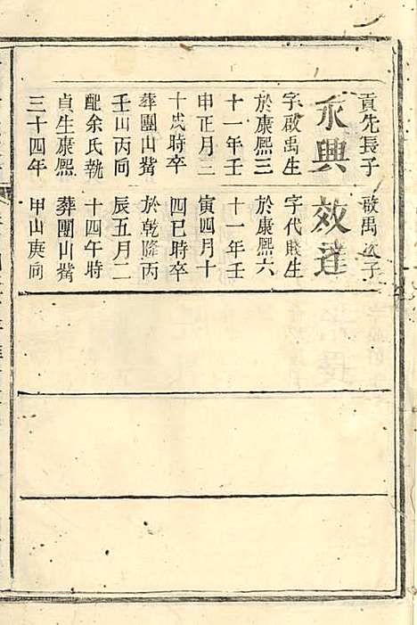 爽源杨氏家谱_木活字本;1册_关西堂_清乾隆57年(1792_爽源杨氏家谱_一