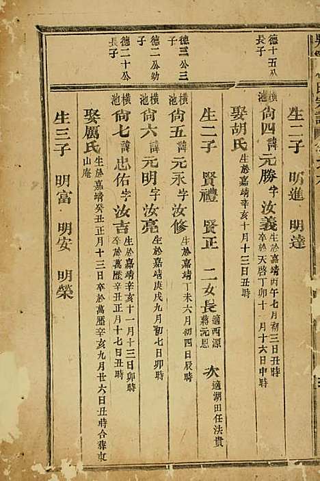 吴宁葛氏宗谱[清]葛子瑄_木活字本;11册_吴宁葛氏_清乾隆56年(1791_吴宁葛氏家谱_三