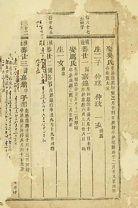 吴宁葛氏宗谱[清]葛子瑄_木活字本;11册_吴宁葛氏_清乾隆56年(1791_吴宁葛氏家谱_六