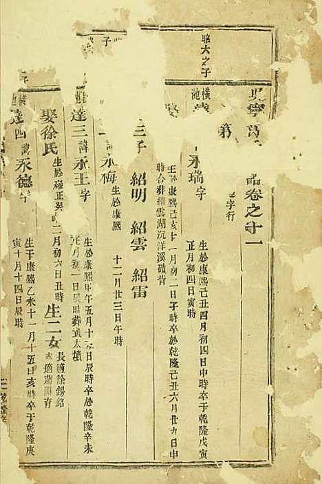 吴宁葛氏宗谱[清]葛子瑄_木活字本;11册_吴宁葛氏_清乾隆56年(1791_吴宁葛氏家谱_八