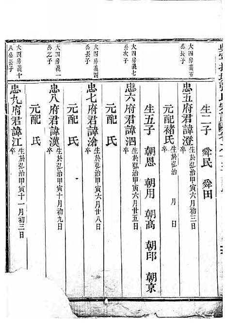 吴宁托塘张氏宗谱_木活字本;9册_吴宁张氏_清乾隆4年(1739_吴宁托塘张氏家谱_八