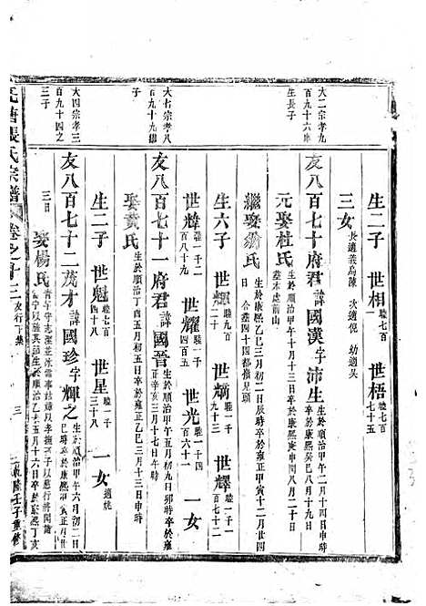 吴宁托塘张氏宗谱_木活字本;9册_吴宁张氏_清乾隆57年(1792_吴宁托塘张氏家谱_六