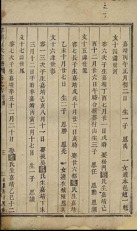 洋川贾氏宗谱[清]贾元信_木活字本;6册_义乌贾氏_清乾隆59年(1794_洋川贾氏家谱_四