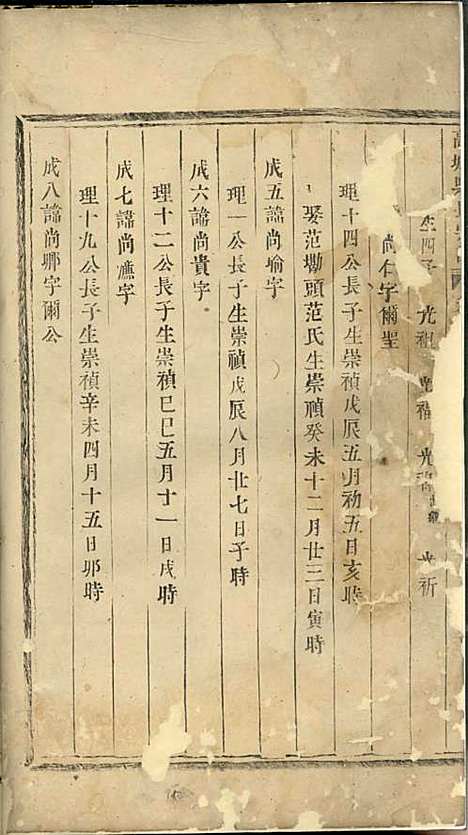 高城吴氏宗谱_木活字本;2册_东阳吴氏_清雍正9年(1731_高城吴氏家谱_一