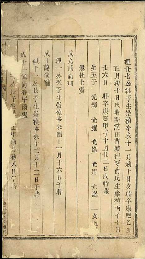 高城吴氏宗谱_木活字本;2册_东阳吴氏_清雍正9年(1731_高城吴氏家谱_一