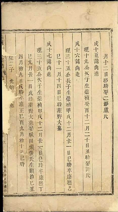 高城吴氏宗谱_木活字本;2册_东阳吴氏_清雍正9年(1731_高城吴氏家谱_一