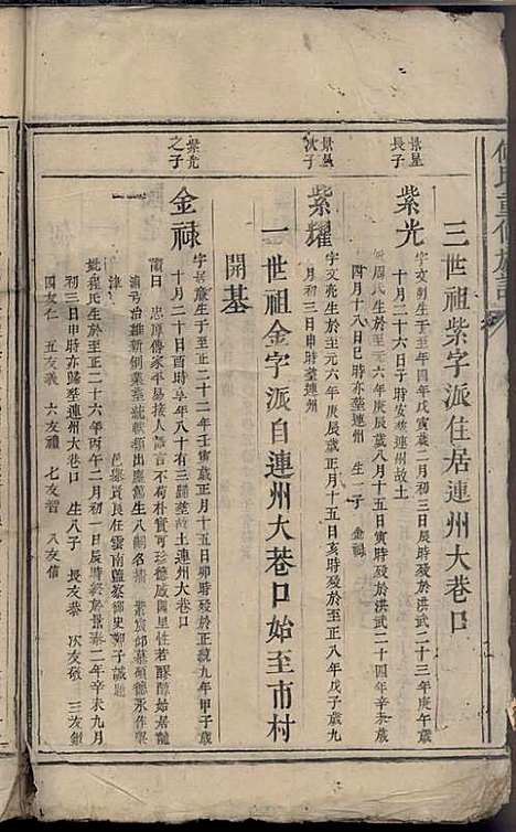 何氏重修族谱[清]何宗瑛_木活字本;2册_乳源何氏_清乾隆59年(1794_何氏重修家谱_二