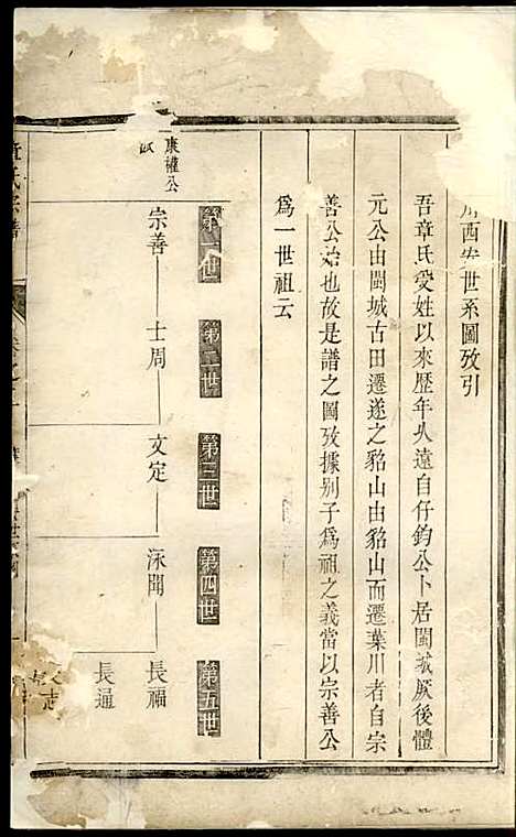 河间郡章氏宗谱[清]章启?_木活字本;2册_遂安章氏_清乾隆52年(1787_河间郡章氏家谱_二