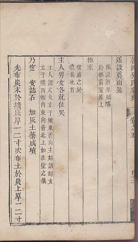 茗洲吴氏家典[清]吴翟_木活字本;8册_休宁吴氏_清雍正11年(1733_茗洲吴氏家典_五