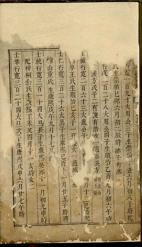 松溪周氏宗谱[清]周士昭_刻本;5册_遂安周氏_清康熙32年(1693_松溪周氏家谱_三