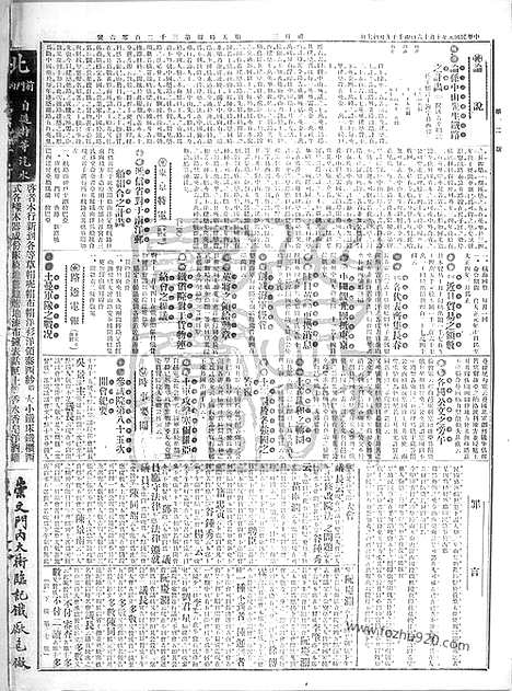 《顺天时报》宣统民国日报_1912年1016_民国报纸