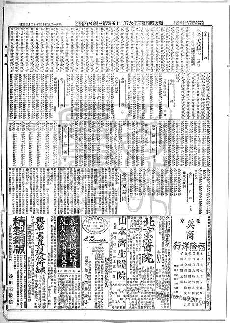 《顺天时报》宣统民国日报_1913年1223_民国报纸