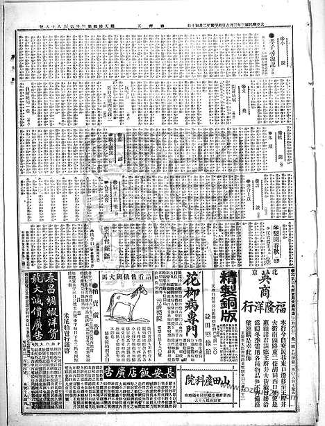 《顺天时报》宣统民国日报_1914年0306_民国报纸