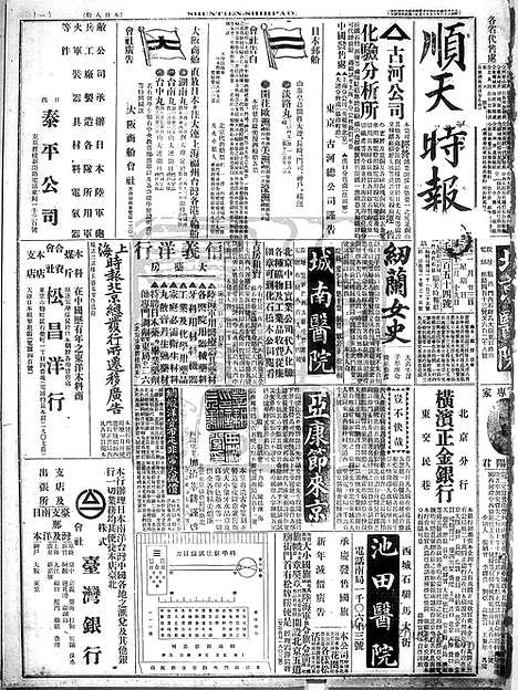 《顺天时报》宣统民国日报_1916年0123_民国报纸