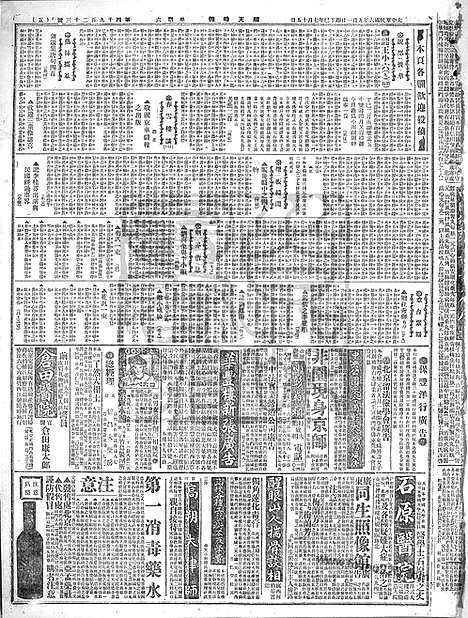 《顺天时报》宣统民国日报_1917年0901_民国报纸