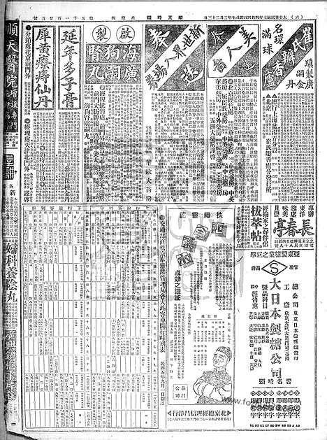 《顺天时报》宣统民国日报_1918年0404_民国报纸