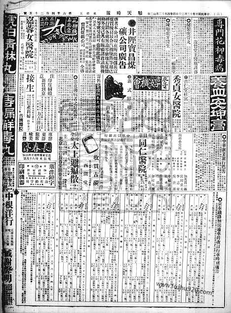 《顺天时报》宣统民国日报_1921年1230_民国报纸