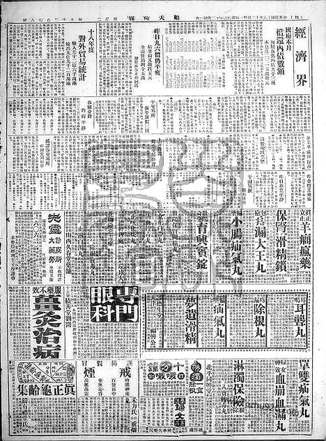 《顺天时报》宣统民国日报_1929年1231_民国报纸