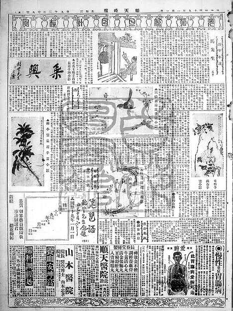 《顺天时报》宣统民国日报_1930年0101_民国报纸