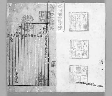 《日本宫内厅藏汉籍》重广分门三苏先生文粹_100卷_目2卷_宋阙名编_苏洵_苏轼_苏辙撰_南宋时期刊本_宋刻本