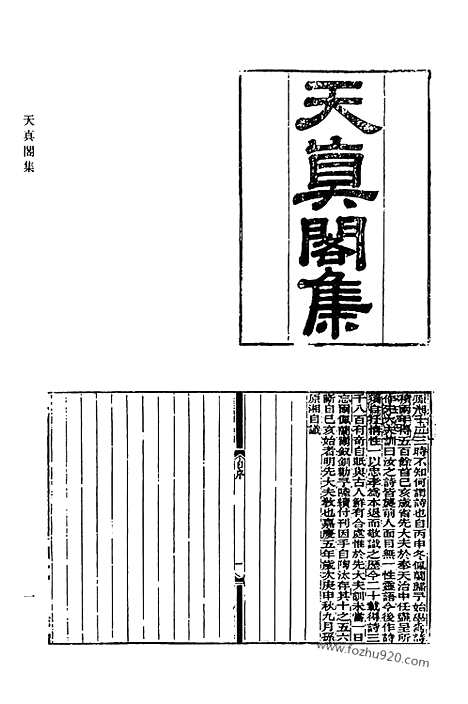 《清代诗文集汇编》464_天真阁集_天真阁外集_长真阁集_延月肪初集_清代诗文集汇编