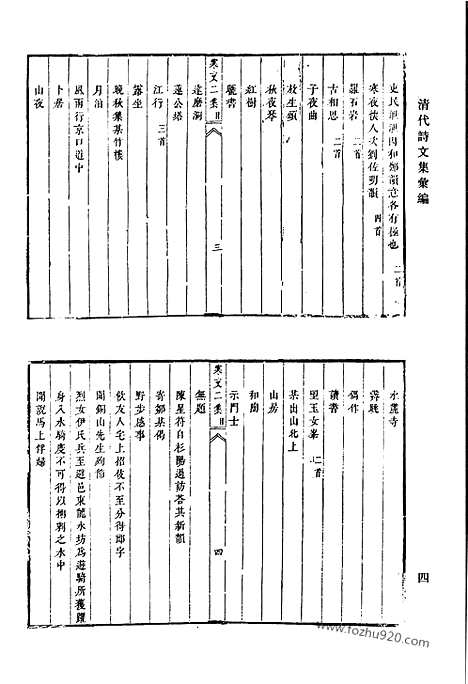 《清代诗文集汇编》一八_寒支初集_寒支二集_悟香集_用六集_秋水集_清代诗文集汇编