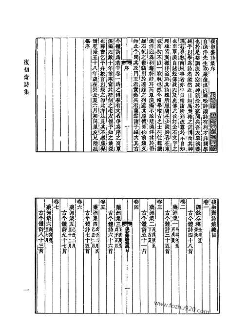 《清代诗文集汇编》复初斋诗集_清代诗文集汇编